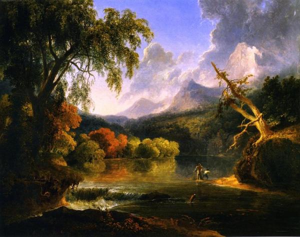Thomas Doughty Fishing In A River