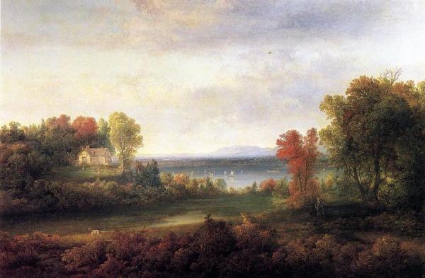 Hudson River Landscape by Thomas Doughty