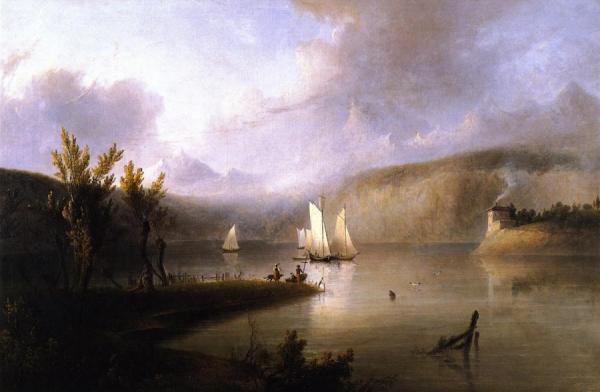 Lake Scene by Thomas Doughty