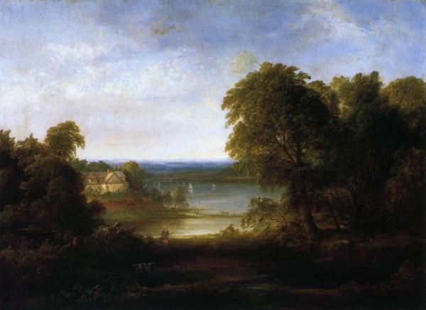 Landscape With Factory by Thomas Doughty