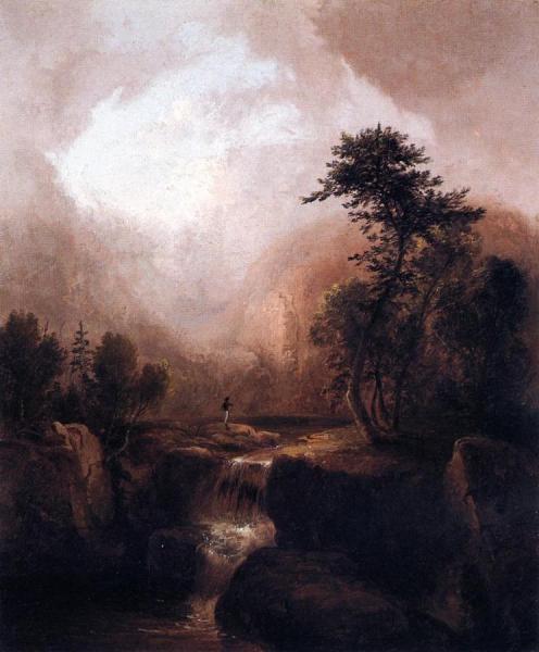 Landscape With Waterfall by Thomas Doughty