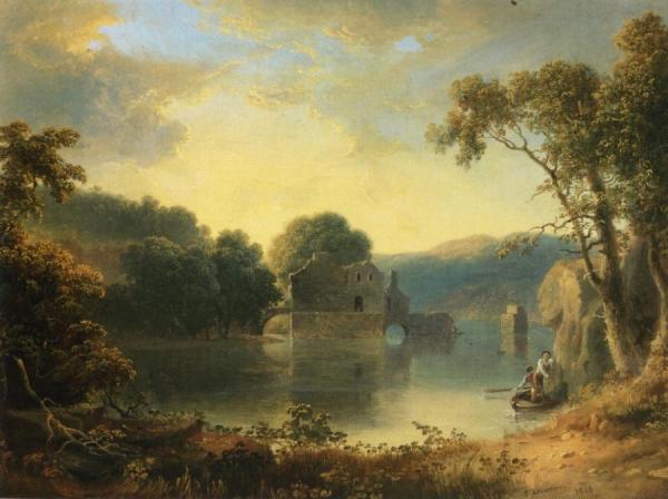 Thomas Doughty Ruins In A Landscape