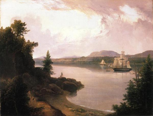 View On The St. Croix River Near Robbinston by Thomas Doughty