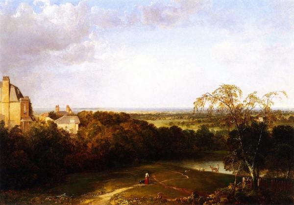 Thomas Doughty View Toward London From Hampstead Heath