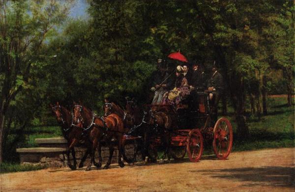 A May Morning In The Park by Thomas Eakins