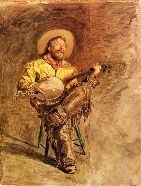 Cowboy Singing by Thomas Eakins Oil Painting Reproductions