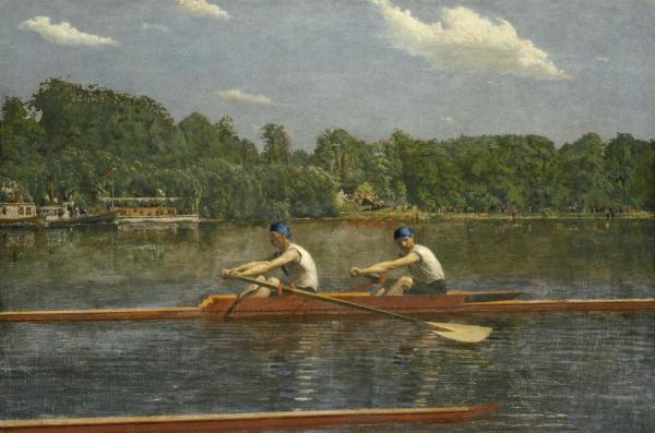 Thomas Eakins The Biglin Brothers Racing