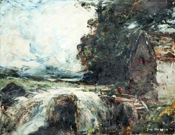 Pandy Mill, Dolgelley by Thomas Edwin Mostyn