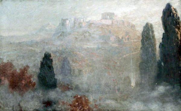 The Acropolis, Athens, Greece by Thomas Edwin Mostyn