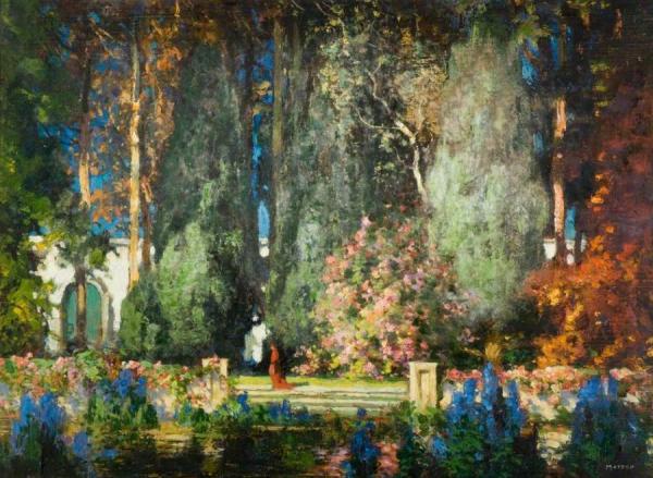 The Cardinal's Garden by Thomas Edwin Mostyn
