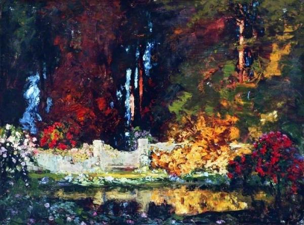 The Old Seat by Thomas Edwin Mostyn Oil Painting Reproductions