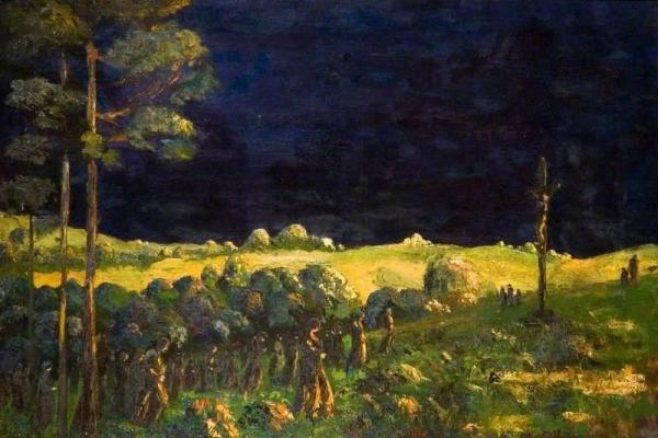 Wayside Crucifix by Thomas Edwin Mostyn