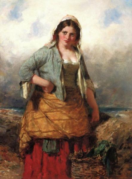 The Fishergirl by Thomas Faed
