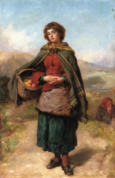 The Orange Seller by Thomas Faed