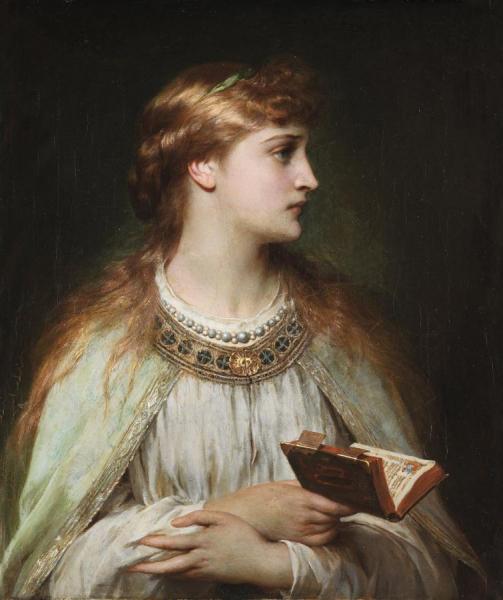 Ophelia, Circa 1864 by Thomas Francis Dicksee Oil Painting Reproductions