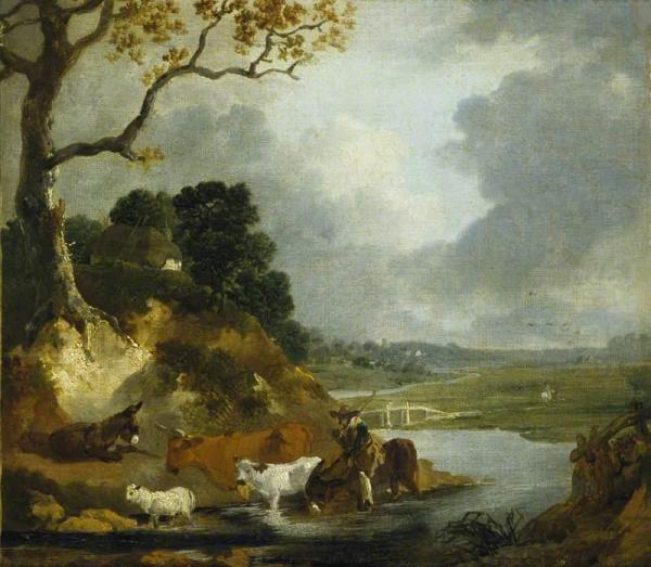 Crossing The Ford by Thomas Gainsborough