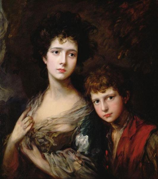 Elizabeth And Thomas Linley by Thomas Gainsborough