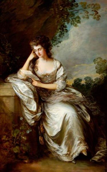 Frances Browne, Mrs John Douglas by Thomas Gainsborough Oil Painting Reproductions