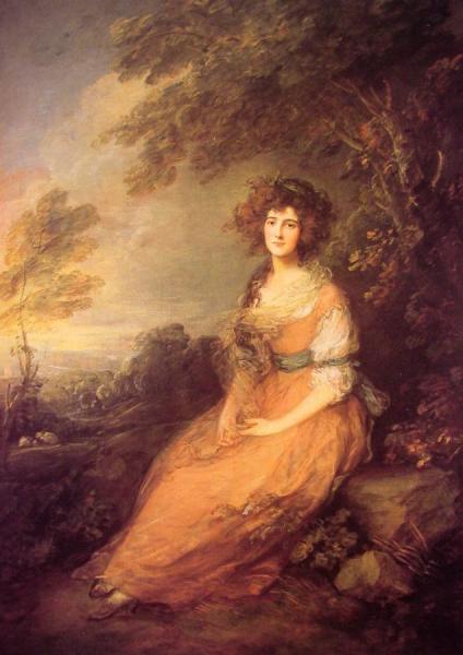 Mrs Sheridan by Thomas Gainsborough Oil Painting Reproductions