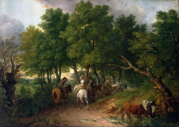 Peasants Returning From Market by Thomas Gainsborough