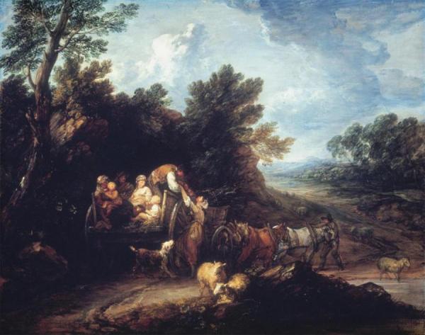 The Harvest Wagon by Thomas Gainsborough