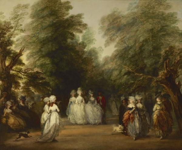 The Mall In St. James's Park by Thomas Gainsborough Oil Painting Reproductions
