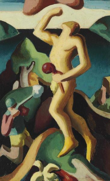American Historical Epic - Exploration And Discovery- Aggression by Thomas Hart Benton Oil Painting Reproductions