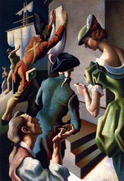 Brideship by Thomas Hart Benton