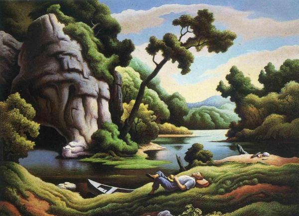 Thomas Hart Benton Cave Spring