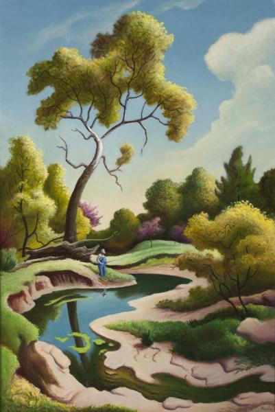 Thomas Hart Benton Clay County Farm