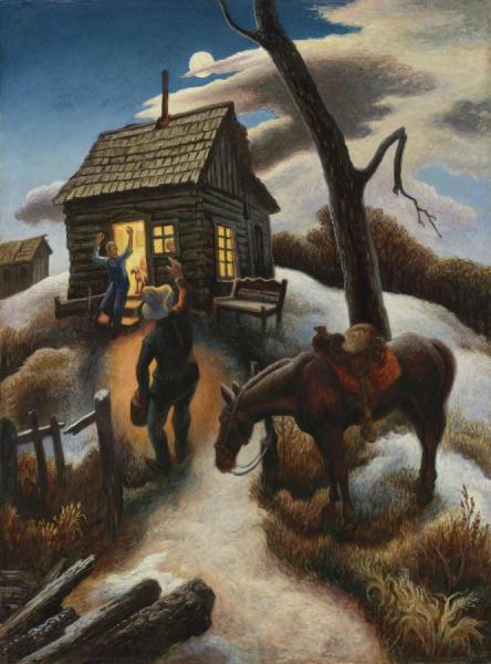Little Brown Jug by Thomas Hart Benton