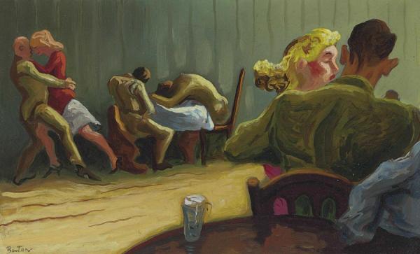 On Leave by Thomas Hart Benton Oil Painting Reproductions