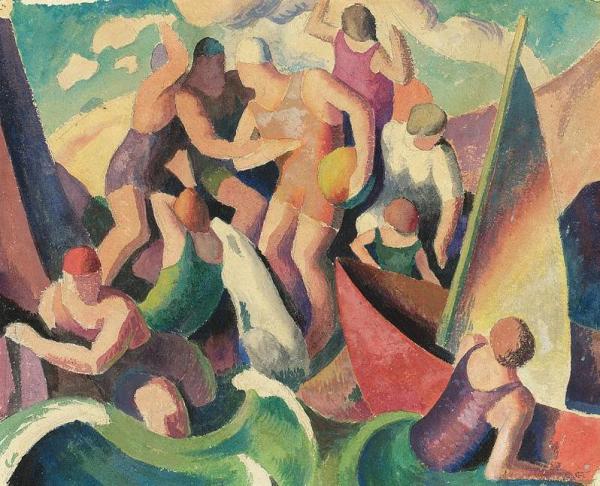 People Of Chilmark by Thomas Hart Benton