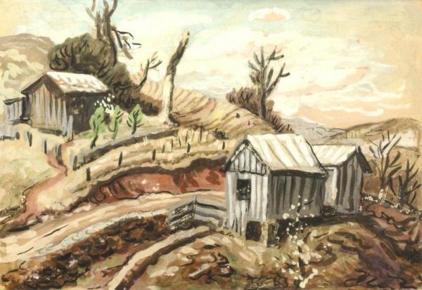 Rural Landscape by Thomas Hart Benton