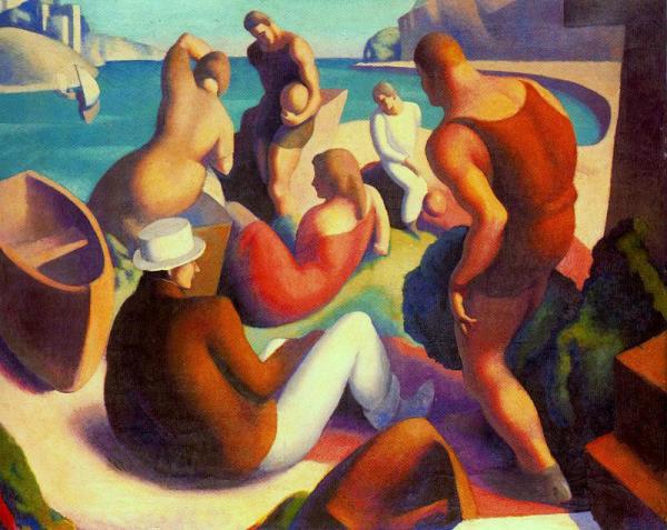 Thomas Hart Benton The Beach