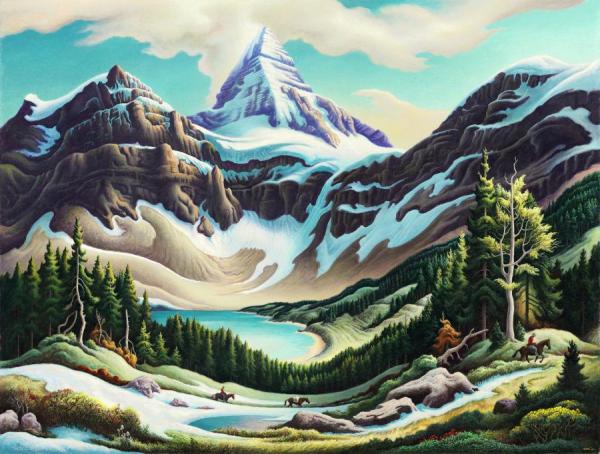 Trail Riders by Thomas Hart Benton