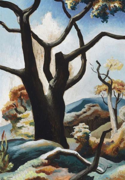 Tree, New England by Thomas Hart Benton Oil Painting Reproductions
