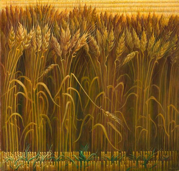 Wheat, 1967 by Thomas Hart Benton Oil Painting Reproductions
