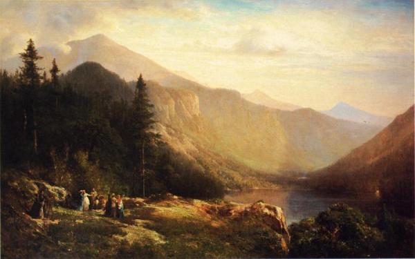 An Artist's View Of Mt. Lafayette by Thomas Hill Oil Painting Reproductions