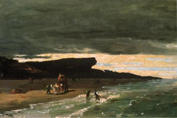 Gathering Sedge by Thomas Hill