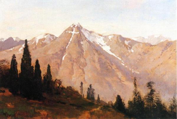 Mountain Of The Holy Cross by Thomas Hill