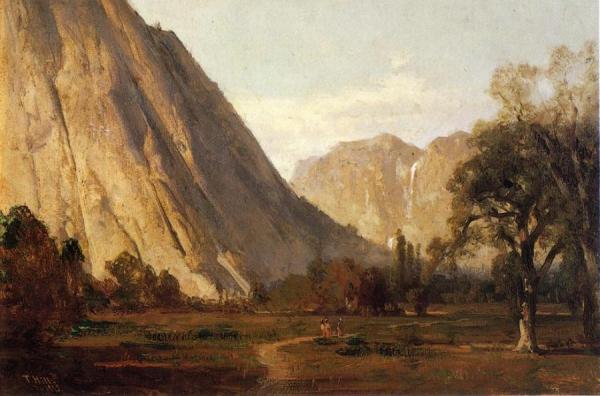 Piute Indians, Yosemite by Thomas Hill