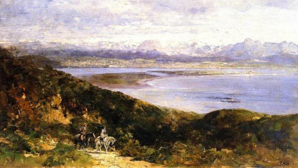 San Diego Bay From Point Loma by Thomas Hill Oil Painting Reproductions
