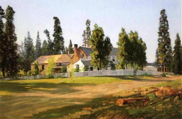 Sisson's Inn, Near Mount Shasta by Thomas Hill Oil Painting Reproductions