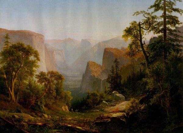 View Of The Yosemite Valley, In California,1865 by Thomas Hill