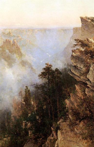 Yosemite Canyon by Thomas Hill