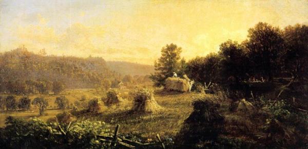 Harvest Scene by Thomas Hiram Hotchkiss