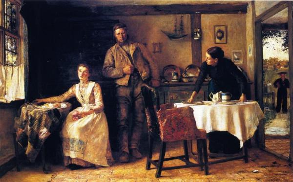 The Sailor's Return by Thomas Hovenden Oil Painting Reproductions