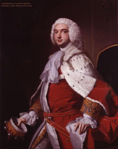 Portrait Of John Perceval,2nd Earl Of Egmont(1711-1770) by Thomas Hudson