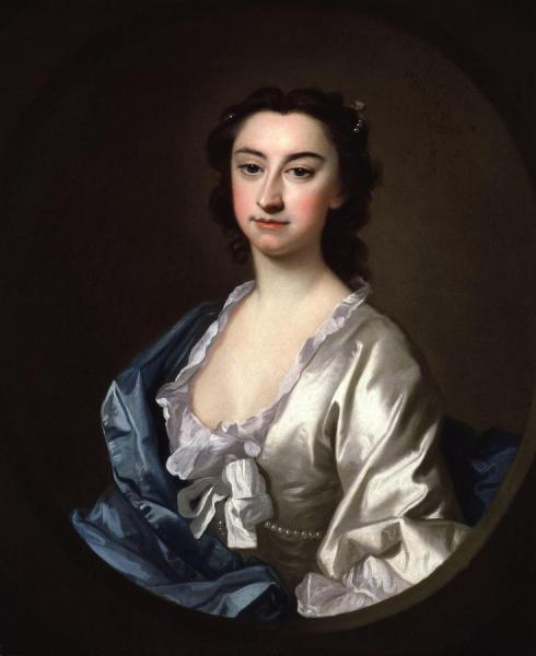 Portrait Of Susannah Maria Cibber(née Arne) by Thomas Hudson